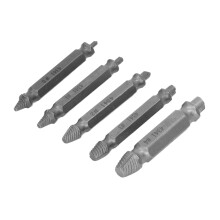 5 Stück HSS-Schraubenausdreher #0-#4 4–14 mm Doppelkopf