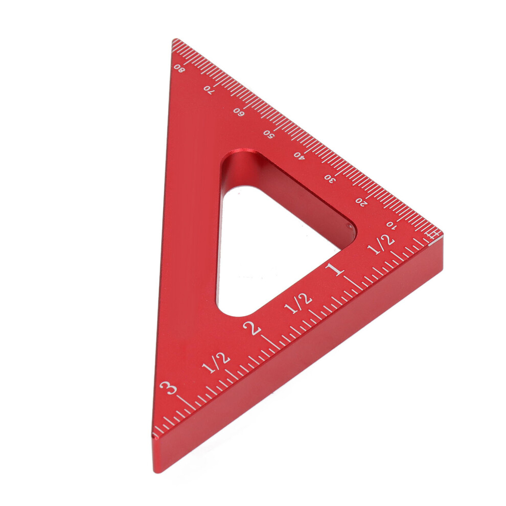 Woodworking Triangle Ruler Inch Metric Measuring Tool 90 45 Degree Carpentry Squares 9321321448113