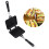 Sandwich Pan Breakfast Double Sided Frying Pan Flat Bottom Nonstick Sandwich Panini Maker Pan Pattern Grid 15
