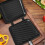 Sandwich Pan Breakfast Double Sided Frying Pan Flat Bottom Nonstick Sandwich Panini Maker Pan Pattern Grid 3