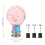 Schalthebelknauf Acryl Pink Bubble M8/M10/M12 11