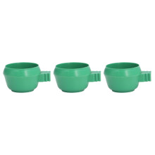 25 piezas de tazones para comida y agua de loros verdes, 3 tamaños