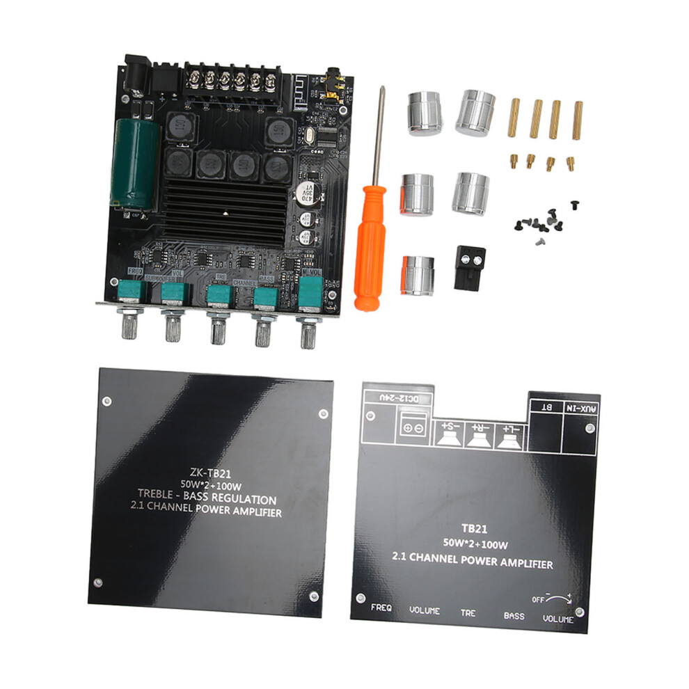 Bt Digital Amplifier Board 2.1 Channel 50W 50W 100W Wireless Subwoofer Amp Module For Speaker 4951321448551