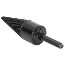 Feuerholz-Bohrer 42mm Schwarz 140mm Sechskant-Schaft