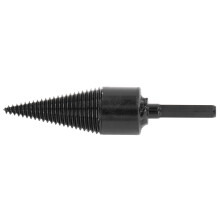 Broca para leña 32 mm / 1,26 pulgadas con vástago hexagonal negro