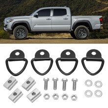 Conjunto de 4 tuercas para ranura en T 3/8in-16 de acero, calzos, 3000 libras