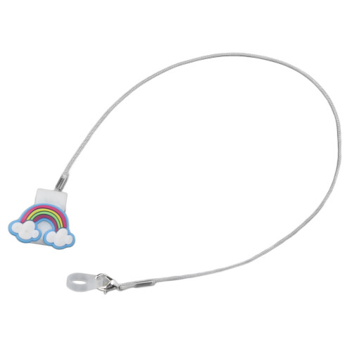 Soporte para audífono de nylon, clip antipérdida, para un oído 1