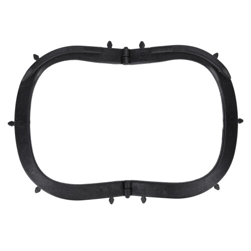 Marco para dique de goma Pro plástico negro plegable 1