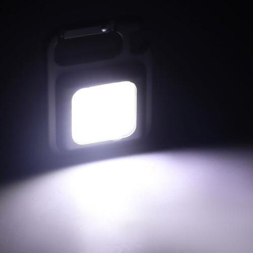 Linterna COB pequeña 500mAh 6.3x4.6x2cm Blanco 2