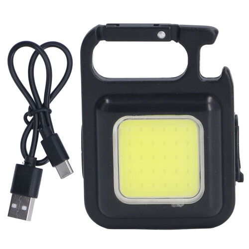 Linterna COB pequeña 500mAh 6.3x4.6x2cm Blanco 1