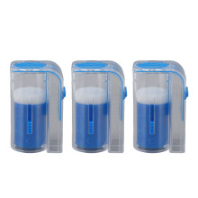 3 Stück Königin-Markierungskäfig Blau 90x35mm Einhandbedienung