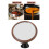 Coffee Flow Rate Observation Reflective Mirror Multi Directional Rotation Visible Coffee Extraction Observation Mirror Walnut Black Base 9