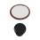 Coffee Flow Rate Observation Reflective Mirror Multi Directional Rotation Visible Coffee Extraction Observation Mirror Walnut Black Base 14