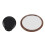 Coffee Flow Rate Observation Reflective Mirror Multi Directional Rotation Visible Coffee Extraction Observation Mirror Walnut Black Base 13