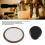 Coffee Flow Rate Observation Reflective Mirror Multi Directional Rotation Visible Coffee Extraction Observation Mirror Walnut Black Base 4
