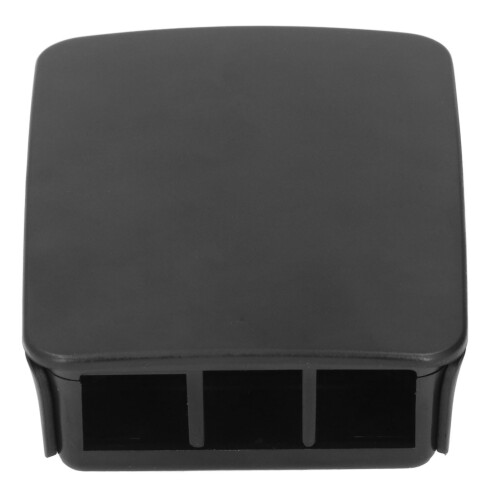 3 B+ carcasa micro de ABS con todos los puertos en negro 2