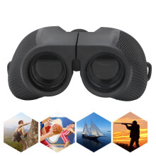 Telescopio binocular de 10x25mm negro impermeable