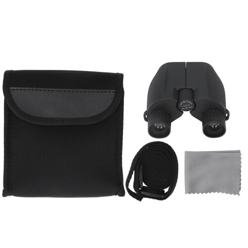 Telescopio binocular de 10x25mm negro impermeable 1