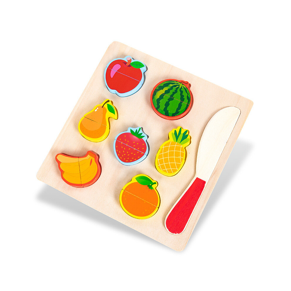 (Fruit)Bâton Magnétique Bois Coupe Légumes Fruits Enfants Cuisine Jouet Interactif