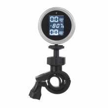 Universal Motorcycle Waterproof Digital Display Motorcycle Tire Pressure Monitor Set Tire Pressure Tire Temperature Battery Time Display So