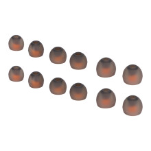 12 piezas de silicona para auriculares, 3 tallas L/M/S
