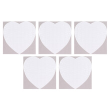 5er-Set Heißtransfer-Puzzle Herz A4 19x19cm 75 Stück