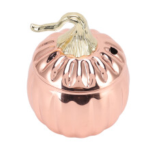 Copa de vino en forma de calabaza 9.7oz Oro rosado Acero inoxidable 304