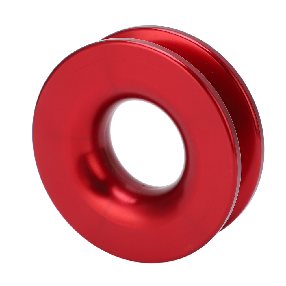 Winch Snatch Recovery Ring 41000Lbs Breaking Strength For 7/16In 1/2In Soft Shackle With 3/16In 1/4In 3/8In Ropes Red 8451321455192