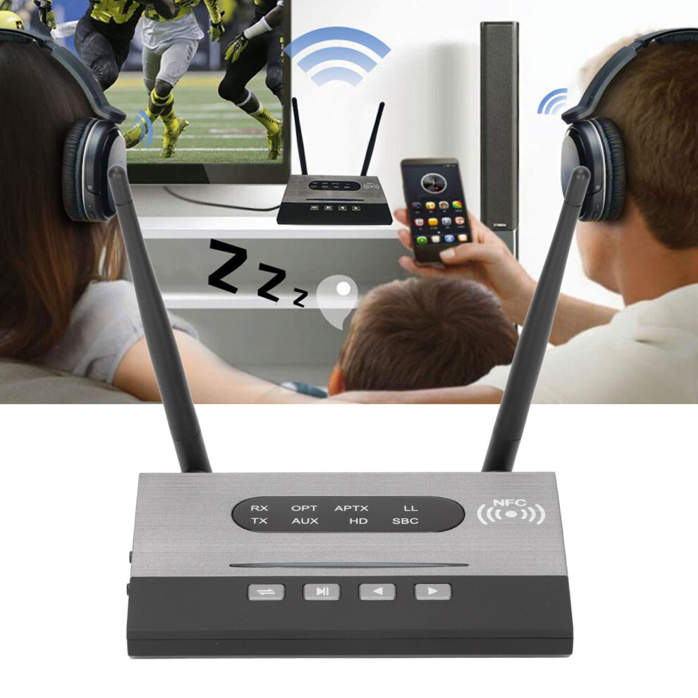 Bt 5.0 Transmitter Receiver Hifi Lossless Sound Csr Chip Nfc 2 In 1 Spdif Wireless Optical Sound Adapter 8471321455725