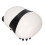 Panda-Form Hundebadebürste ABS-TPR ergonomisch 16