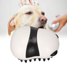Cepillo para bañar perros con forma de panda ABS/TPR tamaño único Panda