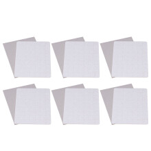 Juego de 6 rompecabezas en blanco 63 piezas 13x18 cm A5 Blanco