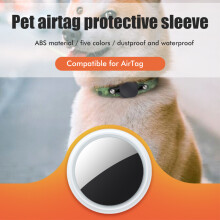 Estuche para AirTag en el collar de mascotas, ABS impermeable, para todos los anchos