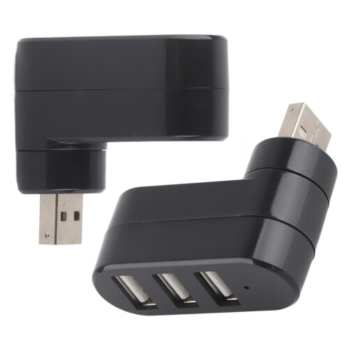 Hub USB mini de 3 puertos en línea 180