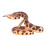 Falso serpiente de cascabel 10.5x6 cm serpiente de plástico colorida 12