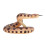 Falso serpiente de cascabel 10.5x6 cm serpiente de plástico colorida 14