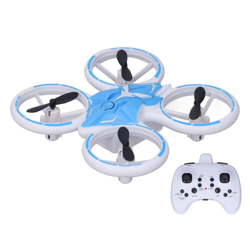Drone mini de 6 ejes 2.4G 3.7V 500mAh azul
