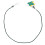 Cordón para audífono BTE, nylon, antiperdida, cactus 1