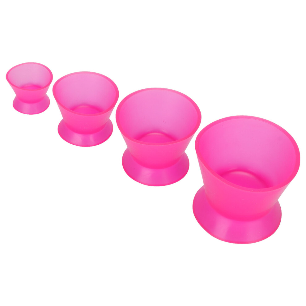 4Pcs Dental Mixing Cup Reusable Silicone Mixing Bowl For Mixing Facial Mask Painting Paint Mix 9331321462507