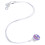 Cordón de nylon morado para audífono BTE AntiLost 4