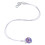 Cordón de nylon morado para audífono BTE AntiLost 16