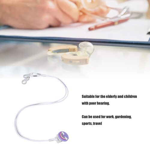 Cordón de nylon morado para audífono BTE AntiLost 2