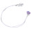 Cordón de nylon morado para audífono BTE AntiLost 15