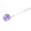 Cordón de nylon morado para audífono BTE AntiLost 7