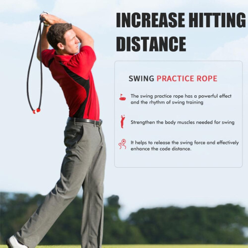 Elastisches Swing-Trainingsseil 93 cm, 260 g - Haltung 2