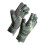Halbfinger-UV-Handschuhe UPF50+ Eine Größe Grün/Grau 1
