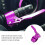 Extensor de varilla de señal para volante morado, 28 mm, 30-100 mm 4