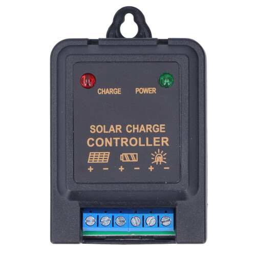 Regulador de Carga Solar JC0603 6V/12V 3A ABS 1