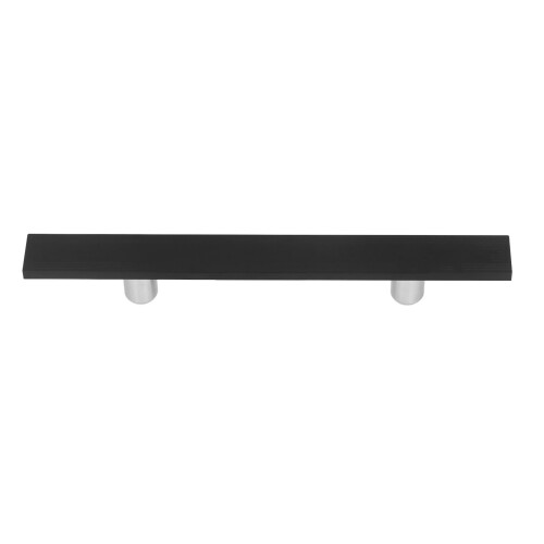 20mm/0,8in Aluminium-Planierstopp, Schwarz & Silber 1