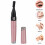 Recortador de cejas con forma de pluma, rosa, impermeable, 1xAAA 9